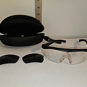 US Army Wiley X Ballistic APEL Eye Protection with Storage Case